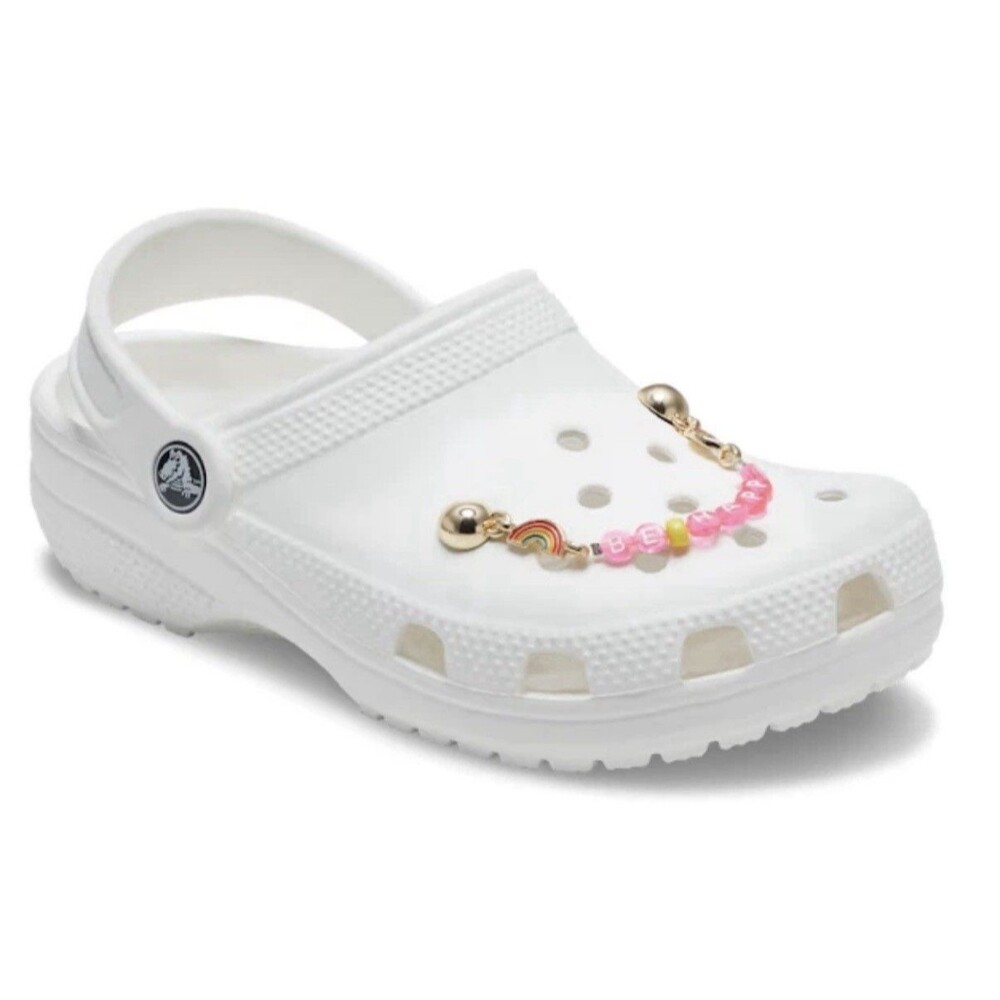 CROCS Jibbitz [ Be Happy Chain ] Genuine Crocs Brand New - Picture 2 of 6